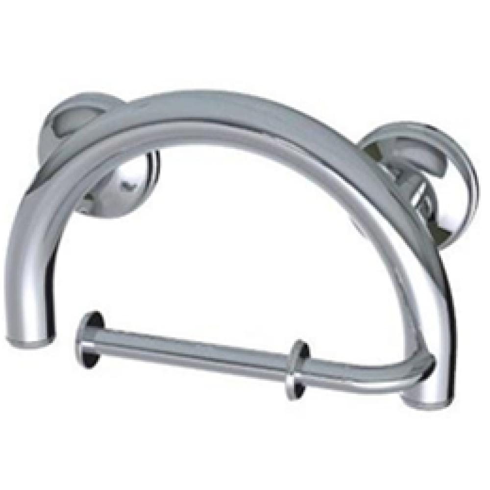 Image for product - 2-in-1 Grab Bar/Single TP Holder, Chrome Image for product - 2-in-1 Grab Bar/Single TP Holder, Chrome